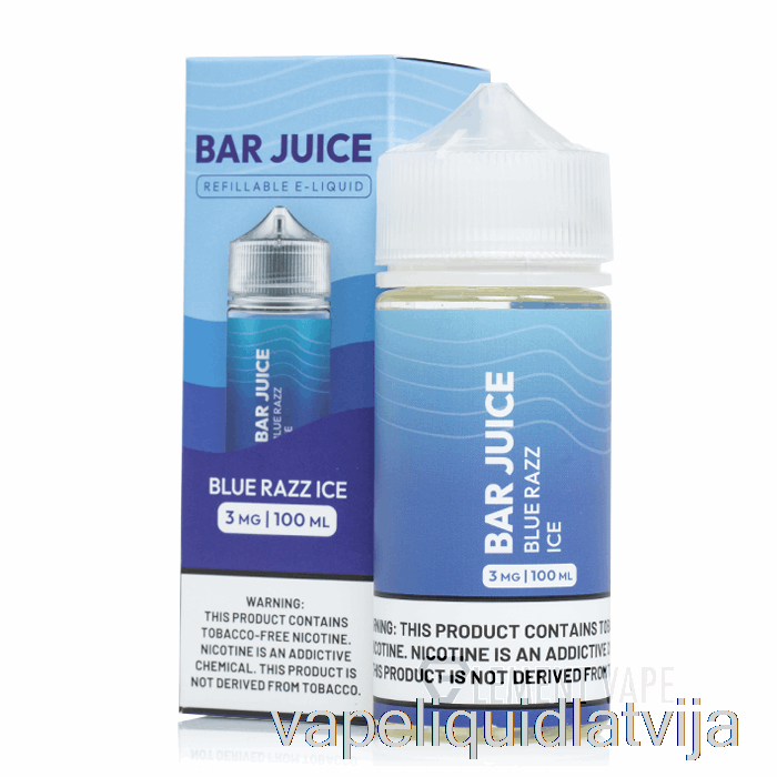 Blue Razz Ice - Bar Sula - 100ml 6mg Vape šķidrums